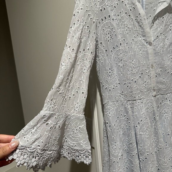 FRENCH CONNECTION  Derna Drape Fluted Dress - Picture 4 of 10